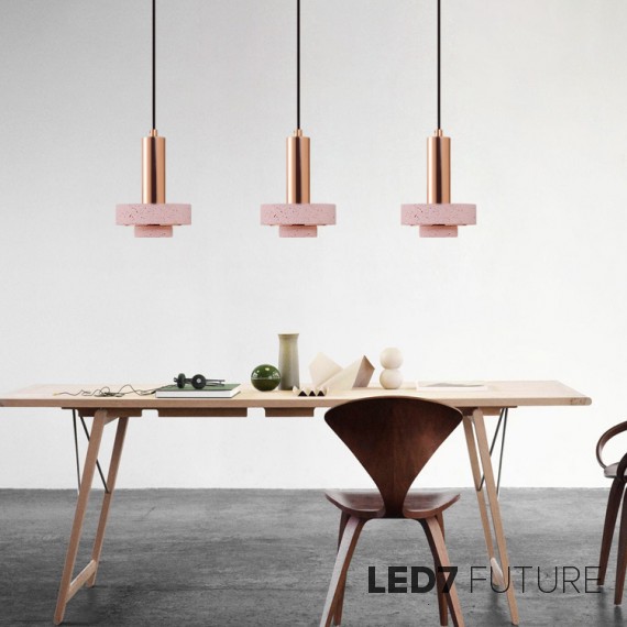 Loft Industry Modern - Terrazzo Cooper Pendant